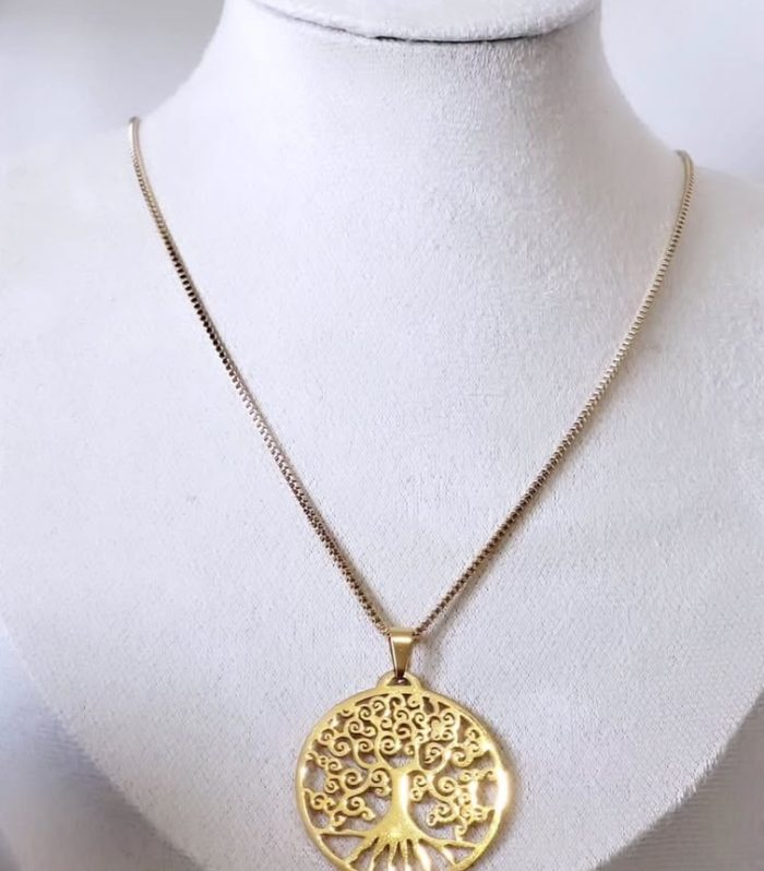 Colar Árvore Dourada